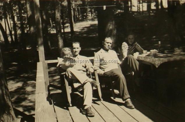 Peter Provenzano Photo Album Image_copy_189.jpg - Peter Provenzano vacationing at Lake Tahoe during the summer of 1942 with his wife Fay and the Schiro family.